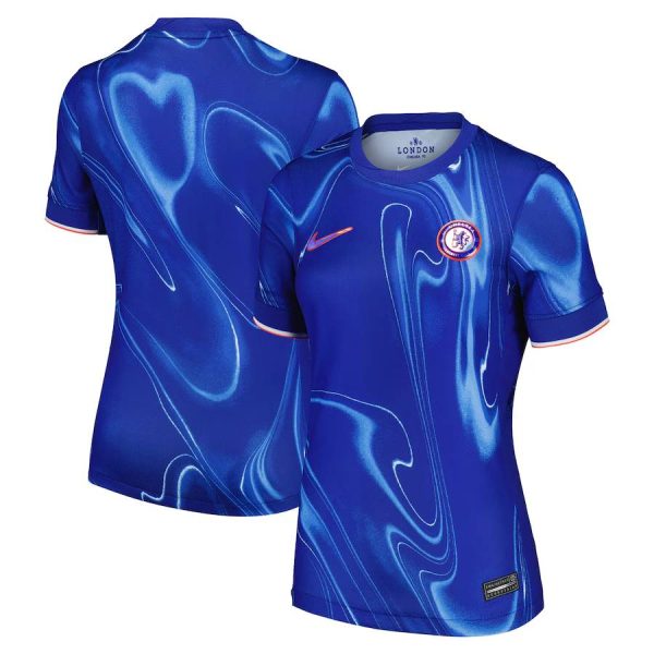 Chelsea FC chelsea nike home stadium shirt 2024-25 with custom printing – womens Jerseys - Official Football Shirts UK