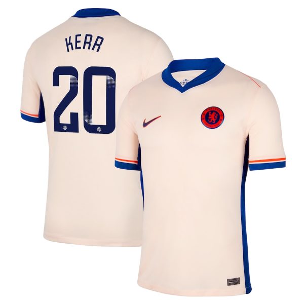 Chelsea FC chelsea wsl nike away stadium shirt 2024-25 – kids with kerr 20 printing Jerseys - Official Football Shirts UK