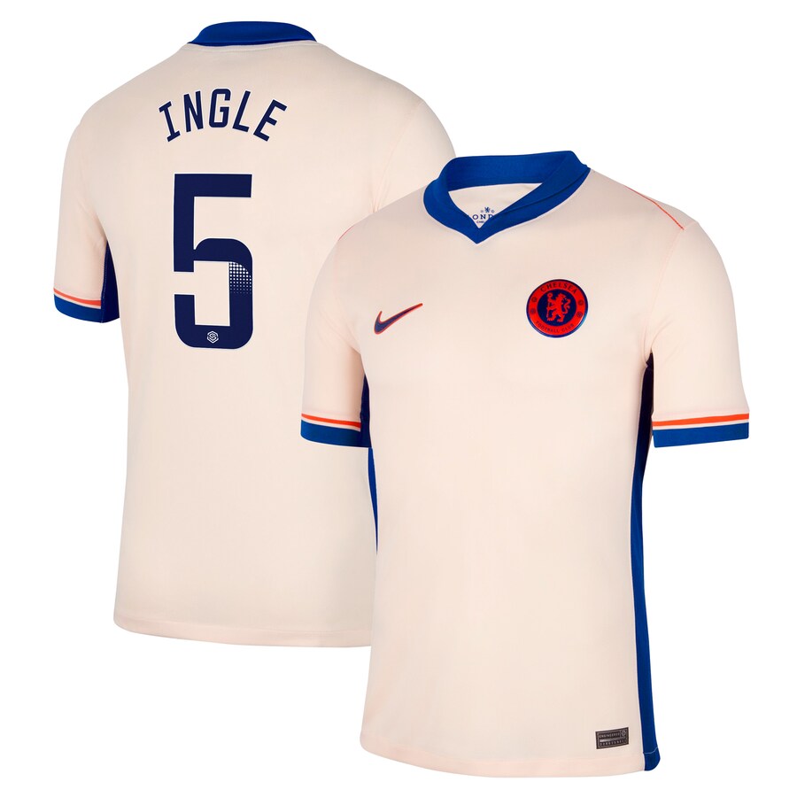 Chelsea FC chelsea wsl nike away stadium shirt 2024-25 – kids with ingle 5 printing Jerseys - Official Football Shirts UK