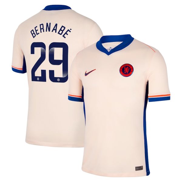 Chelsea FC chelsea wsl nike away stadium shirt 2024-25 with bernabé 29 printing Jerseys - Official Football Shirts UK