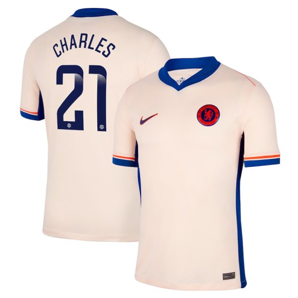 Chelsea FC chelsea wsl nike away stadium shirt 2024-25 with charles 21 printing Jerseys - Official Football Shirts UK