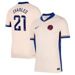 Chelsea FC chelsea wsl nike dri fit adv away match shirt 2024-25 with charles 21 printing Jerseys - Official Football Shirts UK