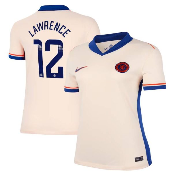 Chelsea FC chelsea wsl nike away stadium shirt 2024-25 – womens with lawrence 12 printing Jerseys - Official Football Shirts UK