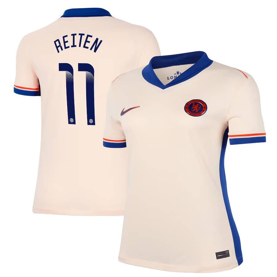 Chelsea FC chelsea wsl nike away stadium shirt 2024-25 – womens with reiten 11 printing Jerseys - Official Football Shirts UK