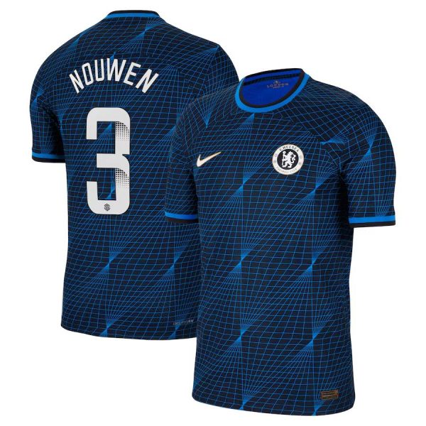 Chelsea FC chelsea wsl nike away stadium shirt 2023-24 with nouwen 3 printing Jerseys - Official Football Shirts UK