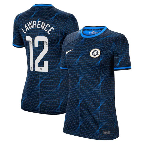 Chelsea FC chelsea wsl nike away stadium shirt 2023-24 – womens with lawrence 12 printing Jerseys - Official Football Shirts UK