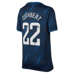 Chelsea FC chelsea wsl nike away stadium shirt 2023-24 – kids with cuthbert 22 printing Jerseys - Official Football Shirts UK