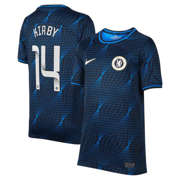 Chelsea FC chelsea wsl nike away stadium shirt 2023-24 – kids with kirby 14 printing Jerseys - Official Football Shirts UK