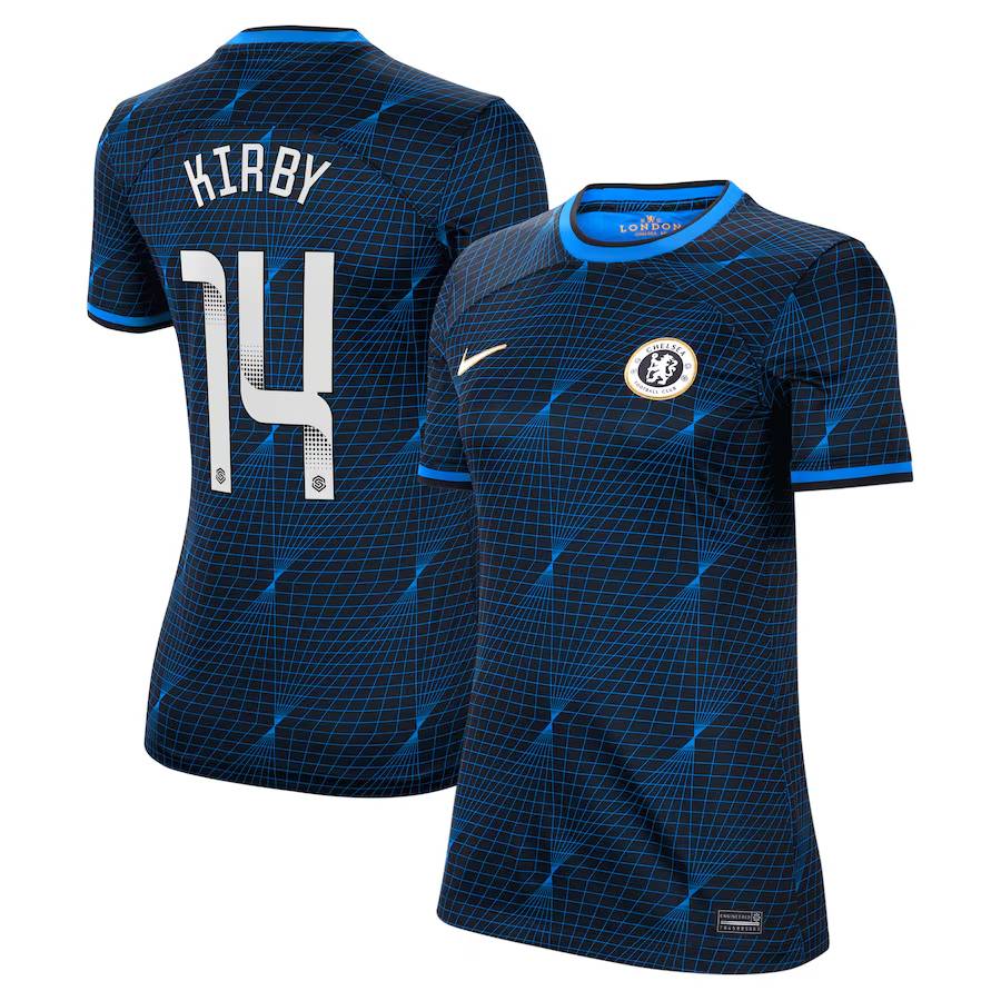 Chelsea FC chelsea wsl nike away stadium shirt 2023-24 – womens with kirby 14 printing Jerseys - Official Football Shirts UK