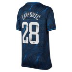 Chelsea FC chelsea wsl nike away stadium shirt 2023-24 – kids with cankovic 28 printing Jerseys - Official Football Shirts UK