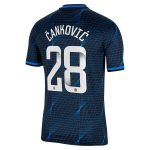 Chelsea FC chelsea wsl nike away stadium shirt 2023-24 with cankovic 28 printing Jerseys - Official Football Shirts UK