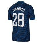 Chelsea FC chelsea wsl nike away vapor match shirt 2023-24 with cankovic 28 printing Jerseys - Official Football Shirts UK