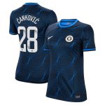 Chelsea FC chelsea wsl nike away stadium shirt 2023-24 – womens with cankovic 28 printing Jerseys - Official Football Shirts UK