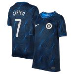 Chelsea FC chelsea wsl nike away stadium shirt 2023-24 – kids with carter 7 printing Jerseys - Official Football Shirts UK