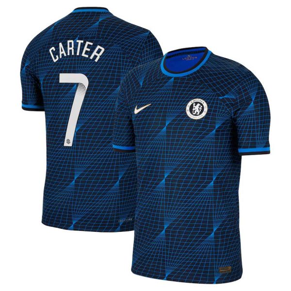 Chelsea FC chelsea wsl nike away stadium shirt 2023-24 with carter 7 printing Jerseys - Official Football Shirts UK