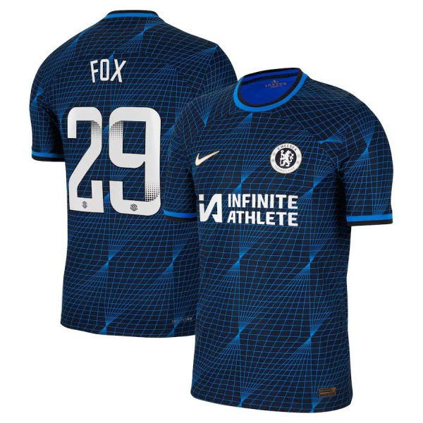 Chelsea FC chelsea wsl nike away vapor match sponsored shirt 2023-24 with fox 29 printing Jerseys - Official Football Shirts UK