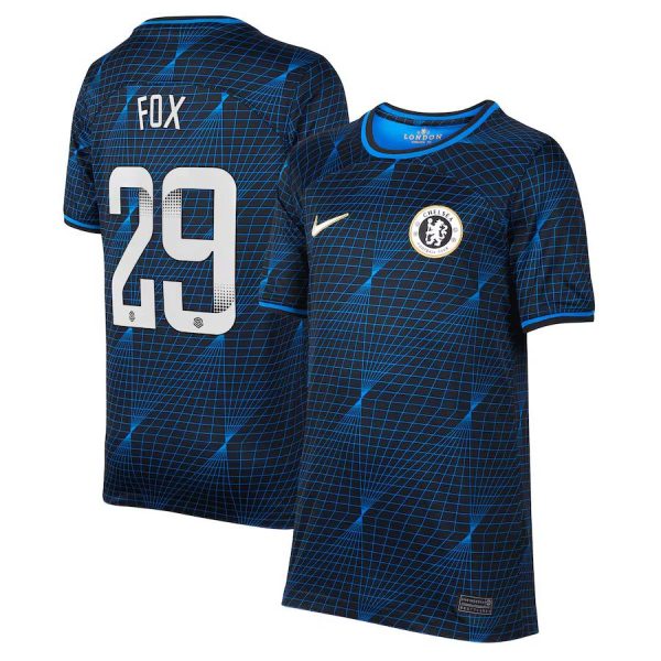 Chelsea FC chelsea wsl nike away stadium shirt 2023-24 – kids – jorja fox 29 Jerseys - Official Football Shirts UK