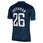 Chelsea FC chelsea wsl nike away stadium shirt 2023-24 with buchanan 26 printing Jerseys - Official Football Shirts UK