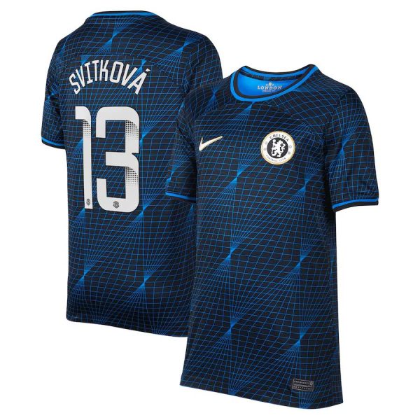 Chelsea FC chelsea wsl nike away stadium shirt 2023-24 – kids with svitková 13 printing Jerseys - Official Football Shirts UK