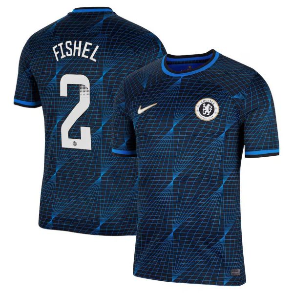 Chelsea FC chelsea wsl nike away stadium shirt 2023-24 with fishel 2 printing Jerseys - Official Football Shirts UK