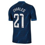 Chelsea FC chelsea wsl nike away vapor match shirt 2023-24 with charles 21 printing Jerseys - Official Football Shirts UK