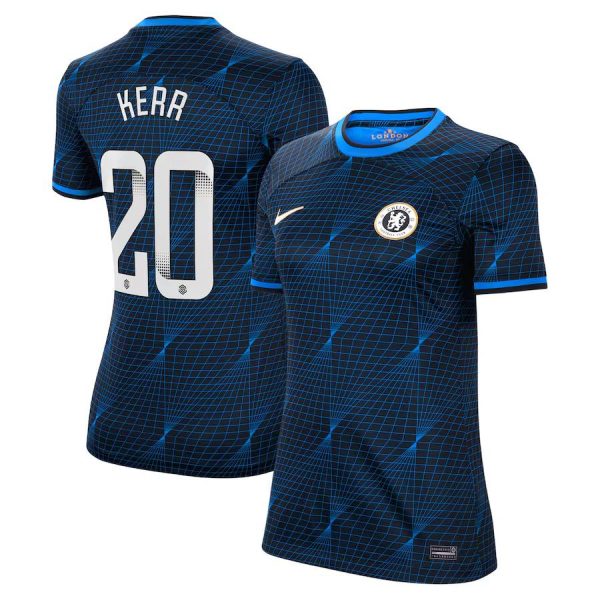 Chelsea FC chelsea wsl nike away stadium shirt 2023-24 – womens with kerr 20 printing Jerseys - Official Football Shirts UK