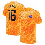 Chelsea FC chelsea wsl nike goalkeeper stadium shirt 2024-25 – kids with evrard 16 printing Jerseys - Official Football Shirts UK