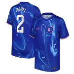 Chelsea FC chelsea wsl nike home stadium shirt 2024-25 – kids with fishel 2 printing Jerseys - Official Football Shirts UK