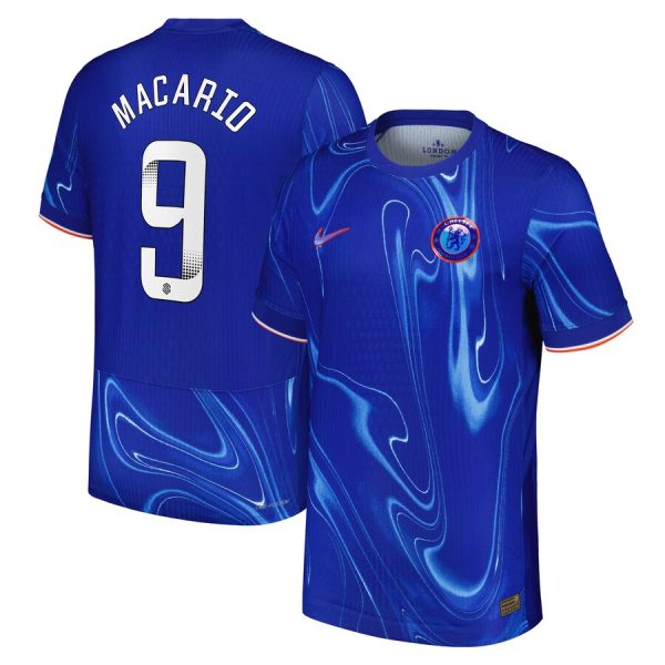 Chelsea FC chelsea wsl nike dri-fit adv home match shirt 2024-25 with macario 9 printing Jerseys - Official Football Shirts UK