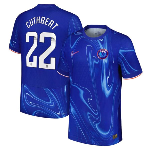 Chelsea FC chelsea wsl nike home stadium shirt 2024-25 with cuthbert 22 printing Jerseys - Official Football Shirts UK