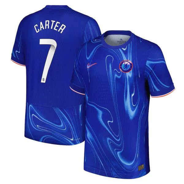 Chelsea FC chelsea wsl nike dri-fit adv home match shirt 2024-25 with carter 7 printing Jerseys - Official Football Shirts UK