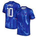 Chelsea FC chelsea wsl nike home stadium shirt 2024-25 with james 10 printing Jerseys - Official Football Shirts UK