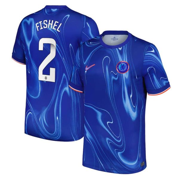 Chelsea FC chelsea wsl nike home stadium shirt 2024-25 with fishel 2 printing Jerseys - Official Football Shirts UK