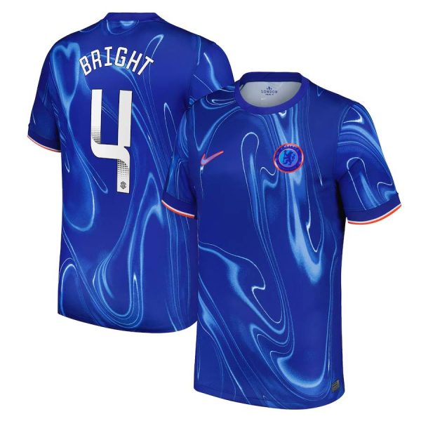 Chelsea FC chelsea wsl nike home stadium shirt 2024-25 with bright 4 printing Jerseys - Official Football Shirts UK