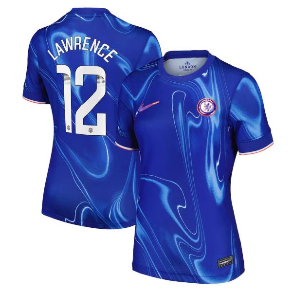 Chelsea FC chelsea wsl nike home stadium shirt 2024-25 – womens with lawrence 12 printing Jerseys - Official Football Shirts UK