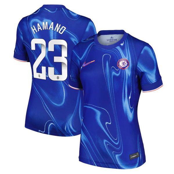 Chelsea FC chelsea wsl nike home stadium shirt 2024-25 – womens with hamano 23 printing Jerseys - Official Football Shirts UK