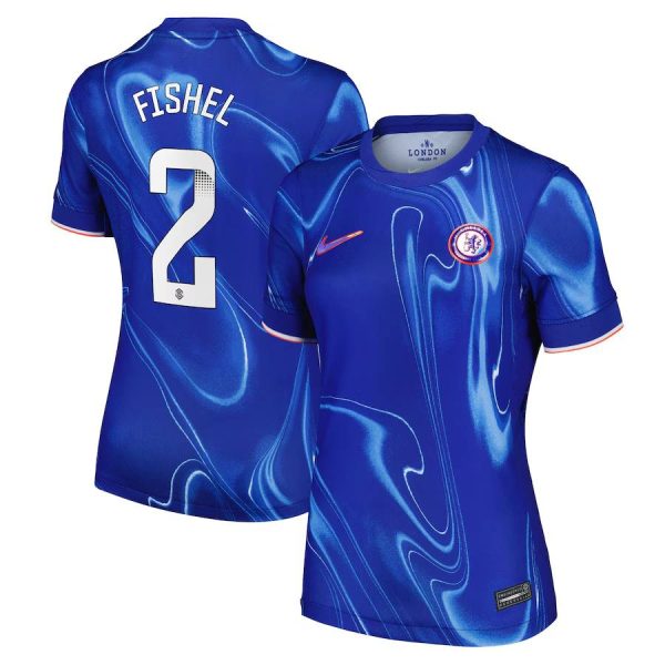 Chelsea FC chelsea wsl nike home stadium shirt 2024-25 – womens with fishel 2 printing Jerseys - Official Football Shirts UK