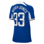 Chelsea FC chelsea wsl nike home stadium shirt 2023-24 – kids – with beever-jones 33 printing Jerseys - Official Football Shirts UK