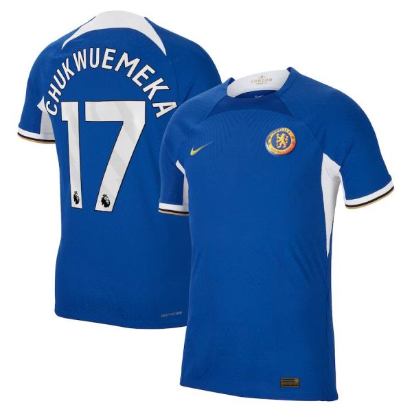 Chelsea FC chelsea nike home vapor match shirt 2023-24 with chukwuemeka 17 printing Jerseys - Official Football Shirts UK