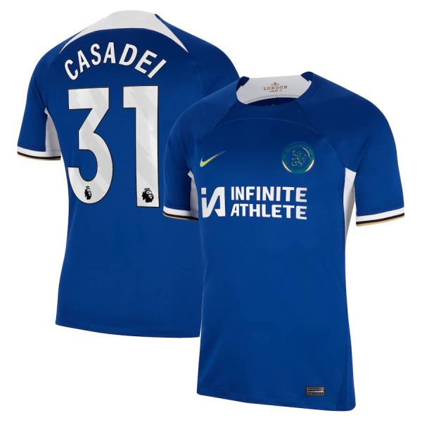 Chelsea FC chelsea nike home stadium sponsored shirt 2023-24 with casadei 31 printing Jerseys - Official Football Shirts UK