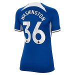 Chelsea FC chelsea nike home stadium sponsored shirt 2023-24 – womens with washington 36 printing Jerseys - Official Football Shirts UK