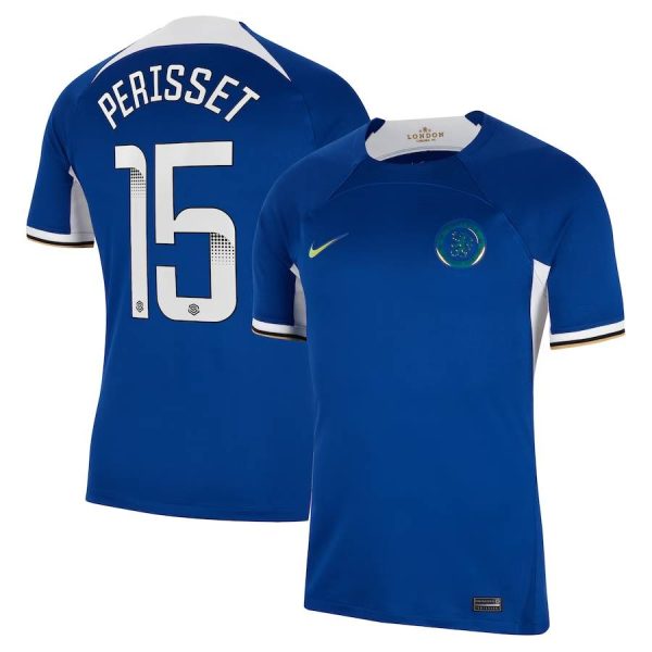 Chelsea FC chelsea wsl nike home stadium shirt 2023-24 with perisset 15 printing Jerseys - Official Football Shirts UK