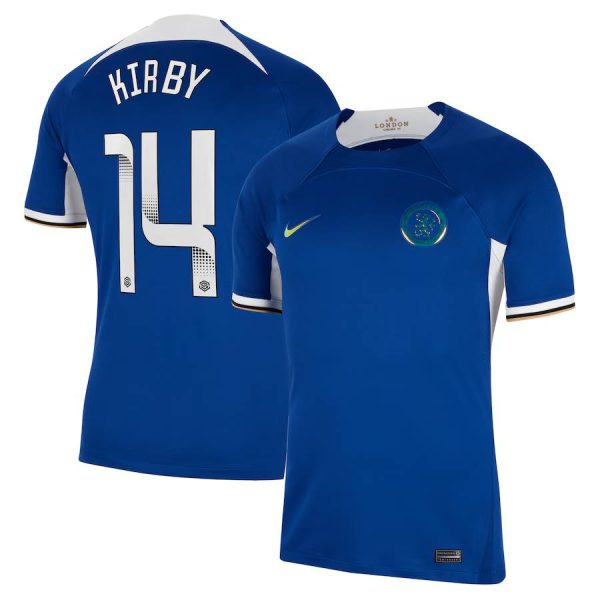 Chelsea FC chelsea wsl nike home stadium shirt 2023-24 with kirby 14 printing Jerseys - Official Football Shirts UK