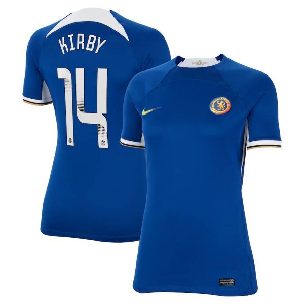 Chelsea FC chelsea wsl nike home stadium shirt 2023-24 – womens with kirby 14 printing Jerseys - Official Football Shirts UK