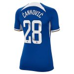 Chelsea FC chelsea wsl nike home stadium shirt 2023-24 – womens with Čanković 28 printing Jerseys - Official Football Shirts UK