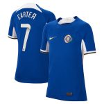 Chelsea FC chelsea wsl nike home stadium shirt 2023-24 – kids with carter 7 printing Jerseys - Official Football Shirts UK