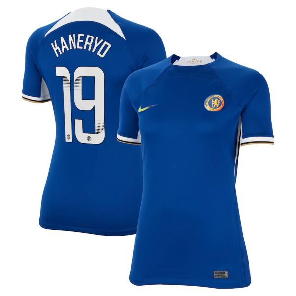 Chelsea FC chelsea wsl nike home stadium shirt 2023-24 – womens with kaneryd 19 printing Jerseys - Official Football Shirts UK