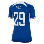 Chelsea FC chelsea wsl nike home stadium sponsored shirt 2023-24 – womens with fox 29 printing Jerseys - Official Football Shirts UK