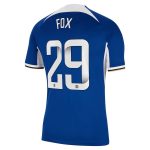 Chelsea FC chelsea wsl nike home stadium sponsored shirt 2023-24 with fox 29 printing Jerseys - Official Football Shirts UK