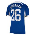 Chelsea FC chelsea wsl nike home stadium shirt 2023-24 with buchanan 26 printing Jerseys - Official Football Shirts UK